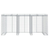 Canasta Vidaxl Schans para basura CAN 270x91x120 cm de hierro galvanizado