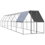Vidaxl Chicken Coop 2x12x2 M