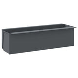 Boîtes de fleurs vidaxl pour les palettes en euro 12 ST 36x13.5x9,5 cm pp gris