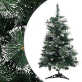 Vidaxl kunstkerstboom avec 60 cm standard vert et blanc