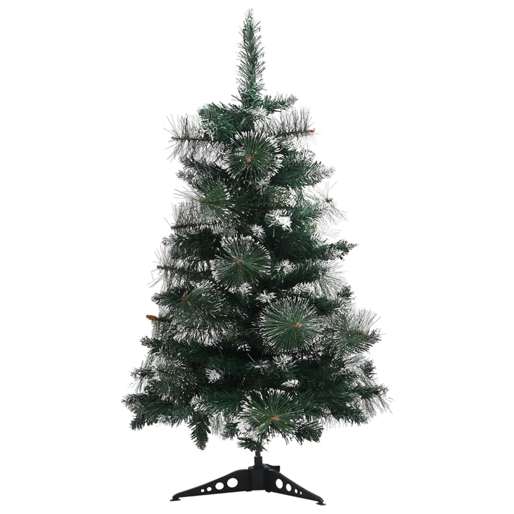 Vidaxl kunstkerstboom avec 60 cm standard vert et blanc