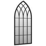 Vidaxl garden mirror 100x45 cm iron black