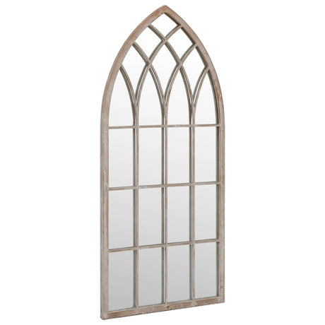 Vidaxl Garden Mirror 70x30 cm Sable de fer -colore