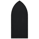 Vidaxl Garden Mirror 70x30 cm de fer noir