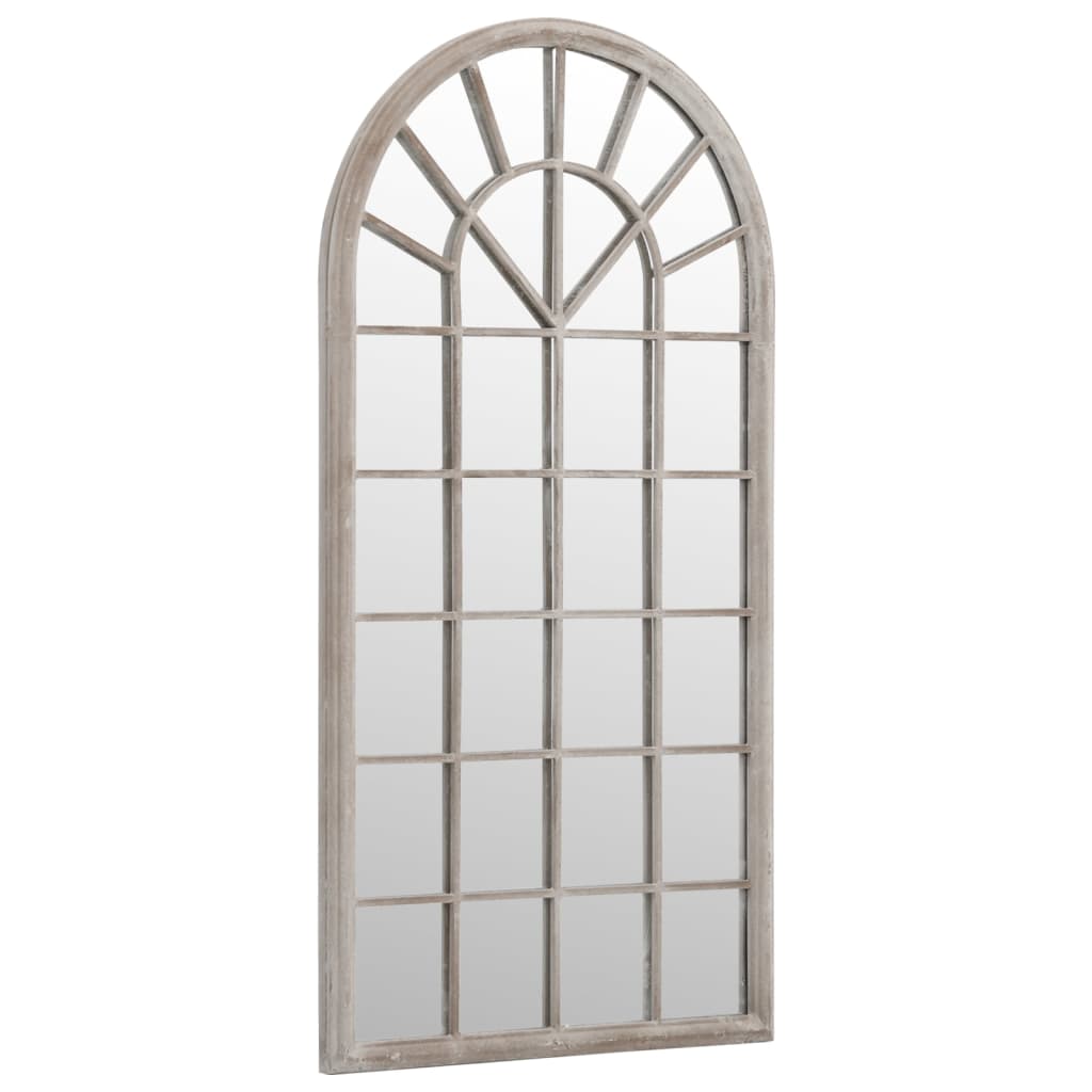 VidaXL miroir de jardin 90x45 cm fer couleur sable