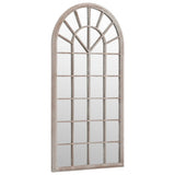 VidaXL miroir de jardin 90x45 cm fer couleur sable