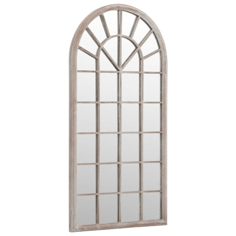 VidaXL miroir de jardin 90x45 cm fer couleur sable