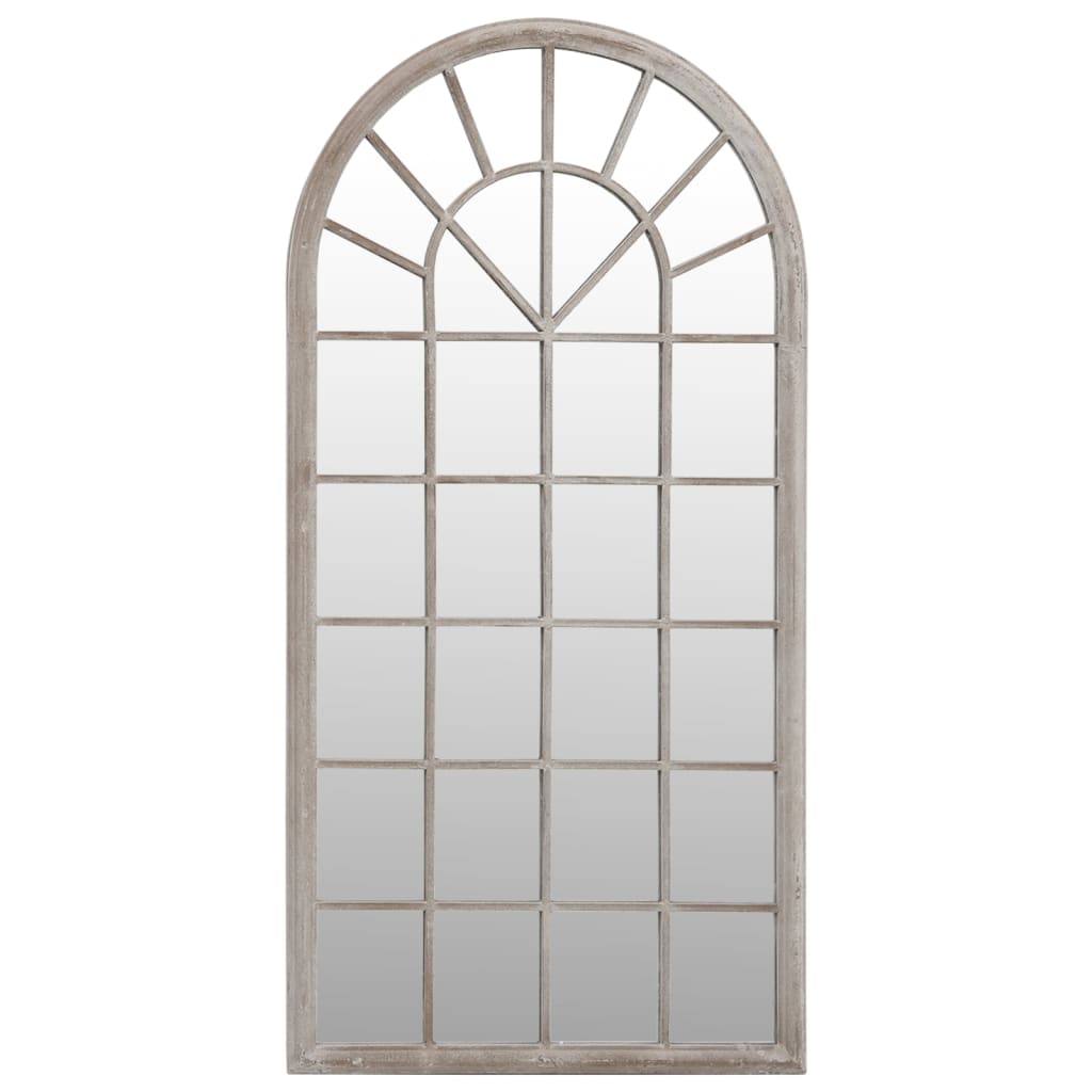 VidaXL miroir de jardin 90x45 cm fer couleur sable
