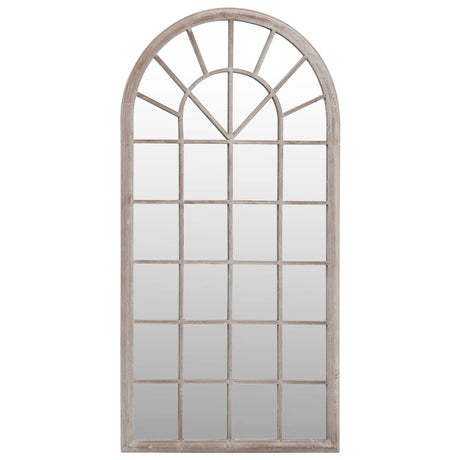VidaXL miroir de jardin 90x45 cm fer couleur sable