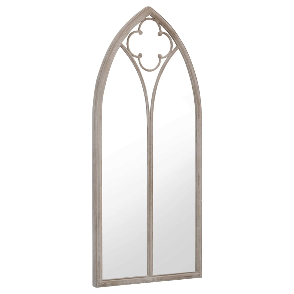 Vidaxl Garden Mirror 70x30 cm Sable de fer -colore