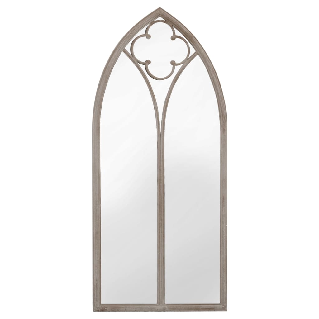 Vidaxl Garden Mirror 70x30 cm Sable de fer -colore