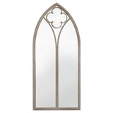Vidaxl Garden Mirror 70x30 cm Sable de fer -colore