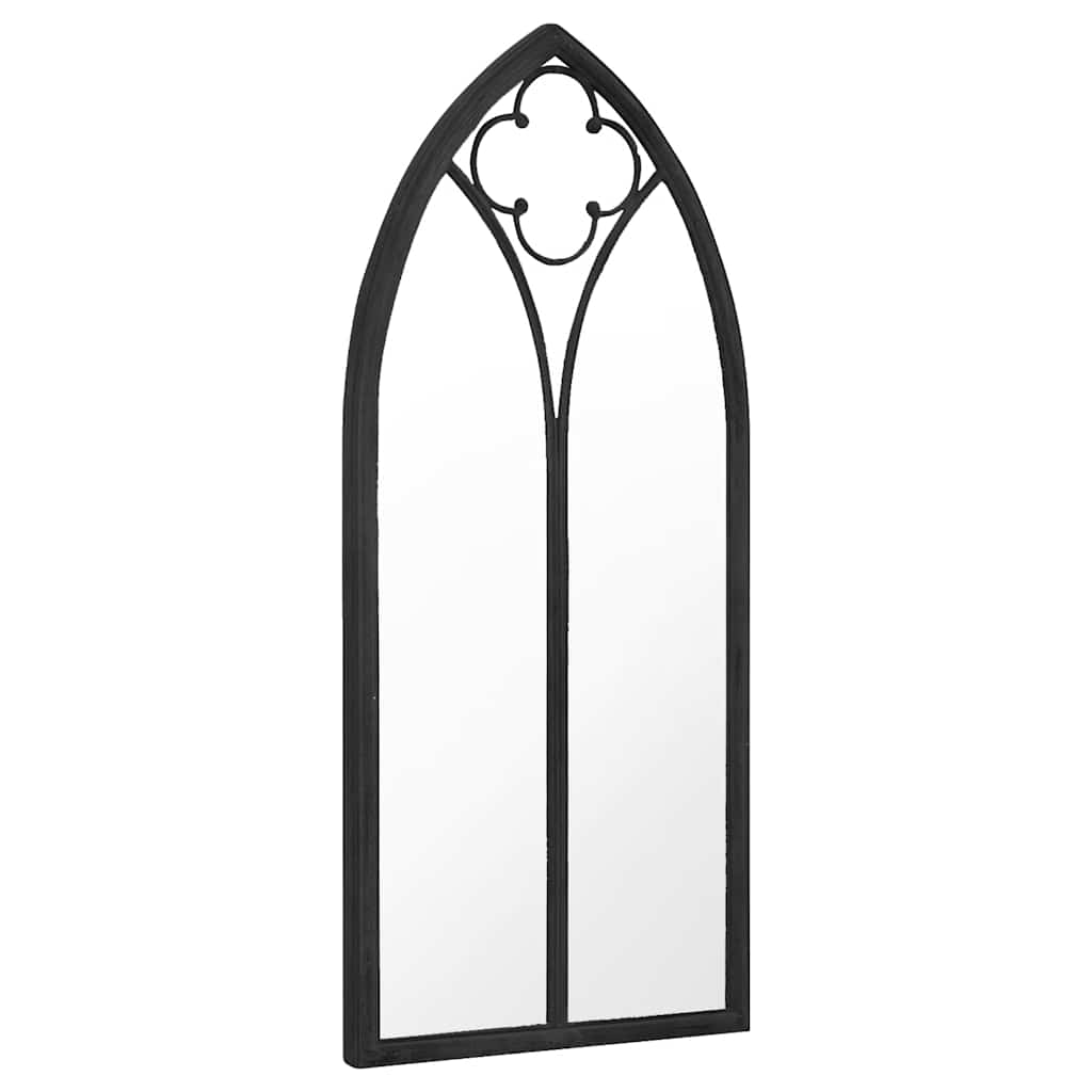 Vidaxl Garden Mirror 70x30 cm de fer noir