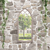Vidaxl Garden Mirror 100x45 cm de sable de fer -colore