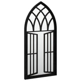 Vidaxl Garden Mirror 100x45 cm de hierro negro