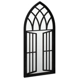 Vidaxl Garden Mirror 100x45 cm de fer noir