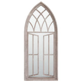 Vidaxl Garden Mirror 70x30 cm Sable de fer -colore