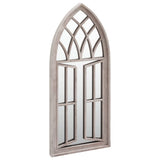 Vidaxl Garden Mirror 70x30 cm Sable de fer -colore