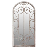 Vidaxl Garden Mirror 70x30 cm Sable de fer -colore