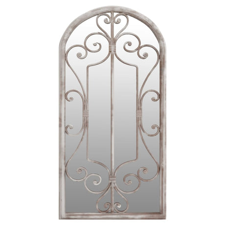 Vidaxl Garden Mirror 70x30 cm Sable de fer -colore
