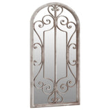 Vidaxl Garden Mirror 70x30 cm Sable de fer -colore