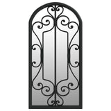 Vidaxl Garden Mirror 70x30 cm de fer noir