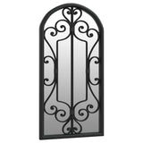 Vidaxl Garden Mirror 70x30 cm de fer noir