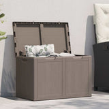 Vidaxl tuinbox 180 l pp houtlook bruin