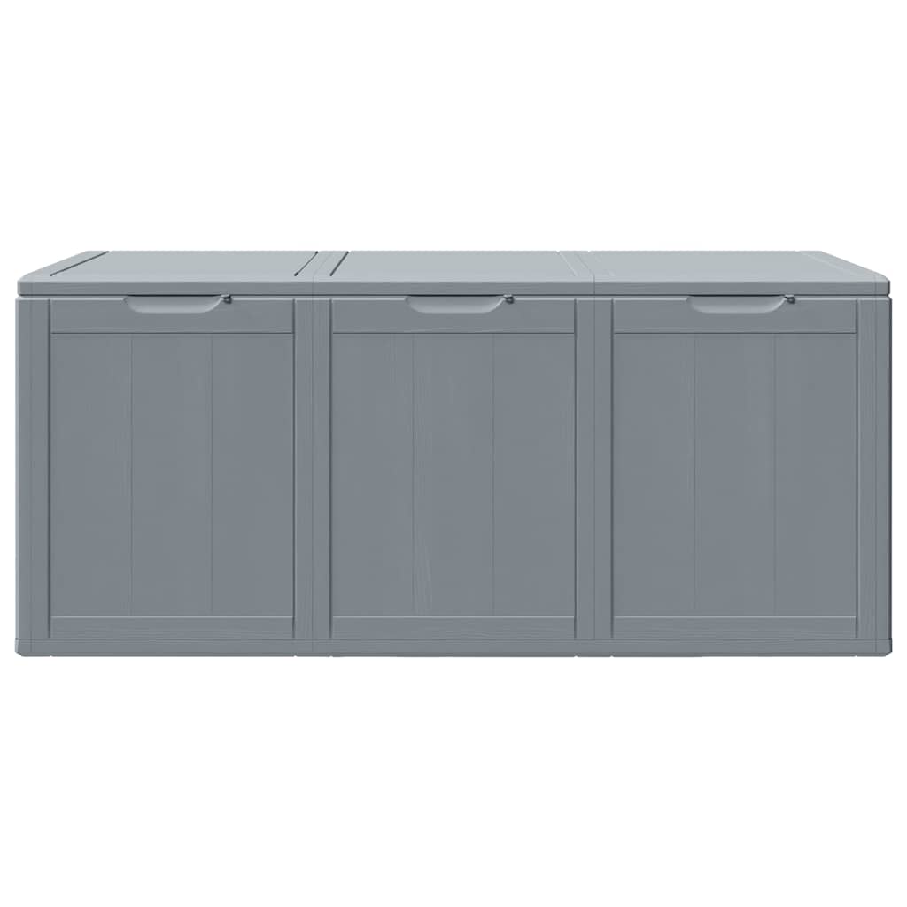 Vidaxl tuinbox 270 l pp houtlook grijs