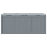 Vidaxl tuinbox 270 l pp houtlook grijs