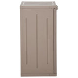 Vidaxl tuinkast 65x45x88 cm polypropyleen hout-look bruin