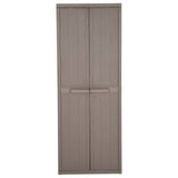 Vidaxl tuinkast 65x45x172 cm polypropyleen hout-look bruin