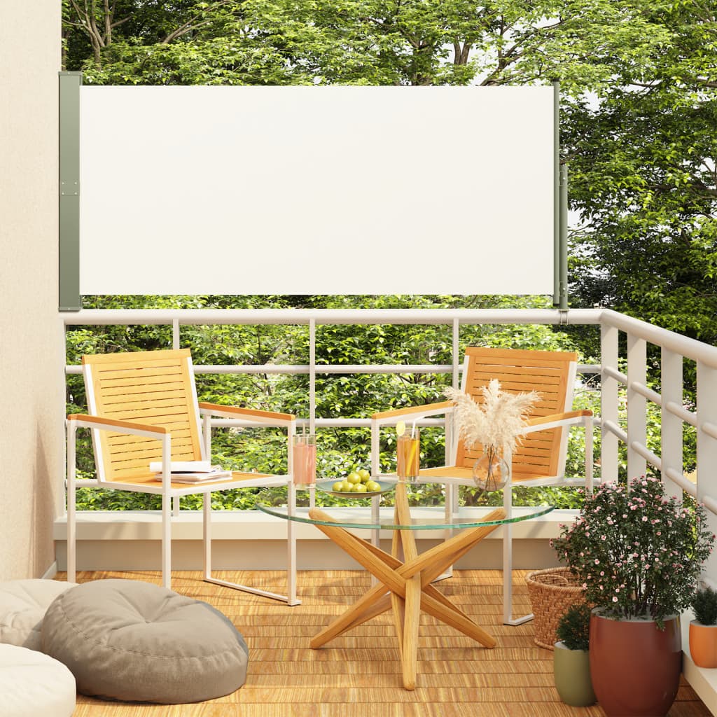 Vidaxl Garden Screen rozšiřitelný krém 140x300 cm