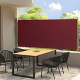 Vidaxl Garden Screen Extendable 140x300 cm rød