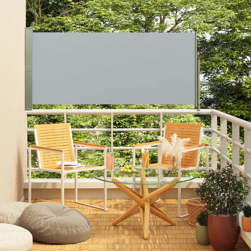 Vidaxl Garden Screen rozšiřitelná 160x300 cm šedá