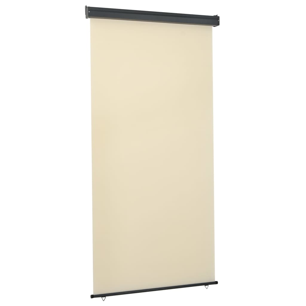 VidaXL Balcony screen 122x250 cm cream -colored