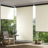 Vidaxl Balkon Bildschirm 165x250 cm creme -gepflegt