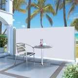 Écran de jardin vidaxl extensible 140x300 cm crème
