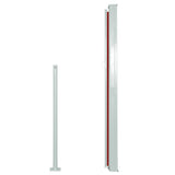 Écran de jardin vidaxl extensible 140x300 cm rouge