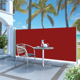 Vidaxl Garden Screen Extendable 140x300 cm röd