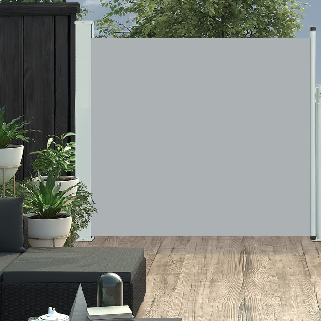 Vidaxl Garden Screen utvidbar 170x300 cm grå