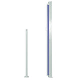 Écran de jardin vidaxl extensible 160x500 cm bleu