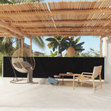 Vidaxl Garden Screen utvidbar 117x600 cm svart