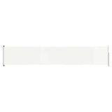 Écran de jardin vidaxl extensible 117x600 cm Crème -colored