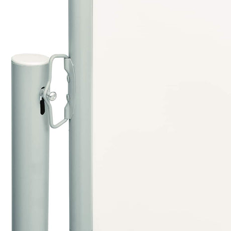 Écran de jardin vidaxl extensible 117x600 cm Crème -colored