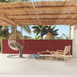 VidaXL Garden screen Extendable 117x600 cm Red