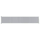 Écran de jardin vidaxl extensible 117x600 cm gris