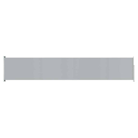 Écran de jardin vidaxl extensible 117x600 cm gris