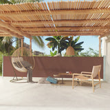 VidaXL Garden screen Extendable 117x600 cm brown