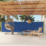 VidaXL Garden screen Extendable 140x600 cm blue